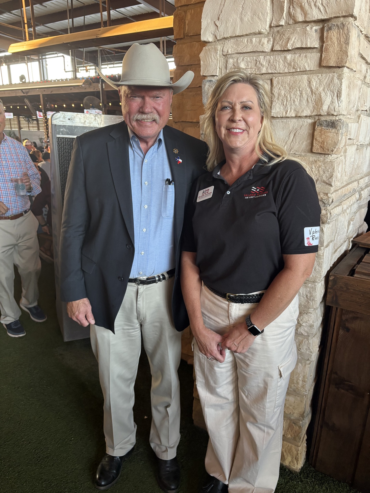 Valerie Roehrs campaigning in Denton County Precinct 4 - event 3